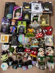 迪士尼 Disney 精品 米奇 米妮 維尼熊 starwars 公主 魔女 神燈 瑪麗貓 沖天救兵 jack 蜘蛛俠 水晶球  仿真盆栽 擺設錢箱 哈利波特 harry 