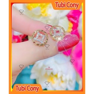 Korean style gold-plated women's earrings B1346-58 - gold - Beautiful to wear out to parties