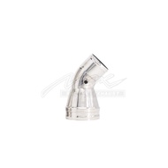 Max Racing Stainless Steel Intake Ram Pipe 4.5 Inch Inlet with 3 Inch Outlet