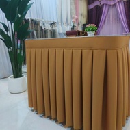 Skirting Meja Table Skirting Box Pleat Langsir Dapur Skirting Table Top Dapur JC Material