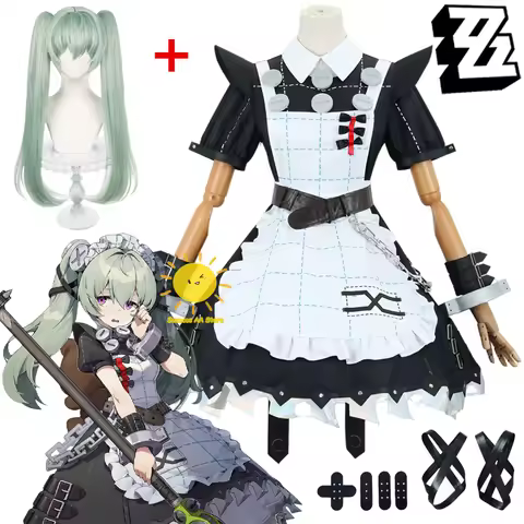 Game Corin Wickes Cosplay Zenless Zone Zero Cosplay Costumes Corin Wickes Uniform Wig Shorts Hallowe