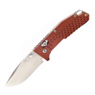 7063 Knife Axis Lock 8Cr13MoV Blade Bronze Aluminum Handle Bottle Opener