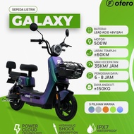 PROMO Sepeda Listrik OFERO GALAXY Power 500W Sepeda Motor Listrik Ofero E-Bike Ofero Seri Galaxy Jarak Tempuh 60km