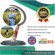 Sabit Arit Panen Padi Gerigi Gergaji Baja Asli Tanpa Asah Super Tajam