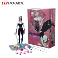 LIZHOUMIL SHF Spider-Gwen Action Figure Spider Man Anime Character Figurines Model Ornaments For Fans Collection Home Decor