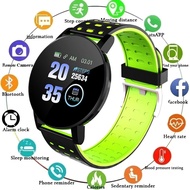 ▥℗ 119plus D18S Macaron Smart Watch Heart Rate Sleep Monitoring Bluetooth Sports Bracelet Children S