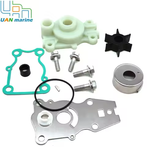 66T-W0078-00 66T-W0078-01 Water Pump Impeller kit w/ Housing for Yamaha 25 30 40 hp 4 Str T25 F30 F4