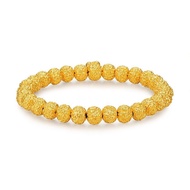 , Lucky Gold Ancient Buddha Fruit Beads Bracelets For Men And Women 999 Pure Gold Heirloom Rudraksha Bracelets As Birthday Gifts For Husbands