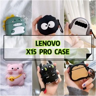 Lenovo X15 PRO Case Cute Cartoon Protective Case Earphone Case Soft Silicone Cute Case Cover Lenovo X15pro Case