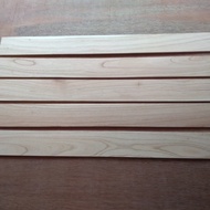 Dry Mindi Wood 1.5x10cm length 100 cm Without Joints, Mindi Wood 10x1.5x100cm