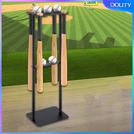 [dolity] Baseball Bat Holder Display Stand Heavy Duty Iron Organizer for Garage Bedroom Dugout Stora