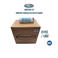 OMNIPURE USA GAC OMB934RO T33 ไส้กรองน้ำดื่ม ขนาด 3.0 x 10" Granular Activated Carbon จำนวน 1 ลัง (2
