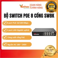 Smart Switch SW8K-POE 8-port Poe Switch