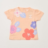 Max Fashions Atasan Anak Perempuan Bold Floral Ss Tshirt Pink Medium