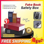 Fake Book Safety Box With 3 Digit Password Fake Book Decoration Storage Box With Lock And Keys (KBS8