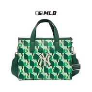 👜MLB 紐約洋基隊LOGO設計 Monogram系列 綠色 小款托特包/肩背包/斜肩包