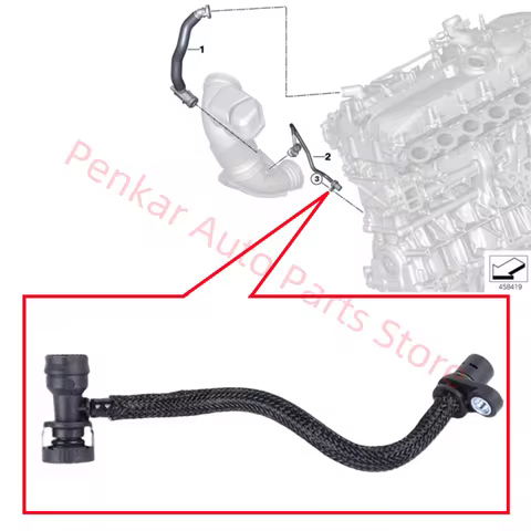 11157934559 Crankcase Vent Pipe For BMW G30 G31 G32 G11 G12 G15 G14 G16 X5 G05 X6 G07 X7 G07 B58