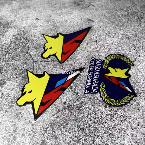 Car Styling Exterior Stickers for Racing Sports SUGO ASURADA CYBER Formula Auto Window Body Graphic 