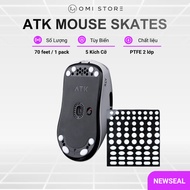 ATK Mouse Feet 70 Pieces / Premium PTFE Dot Feet / Balanced Feet / Suitable for All Mice