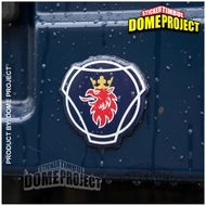SCANIA STICKER FLEXIBLE RESIN EMBLEM ANTI-STICKING