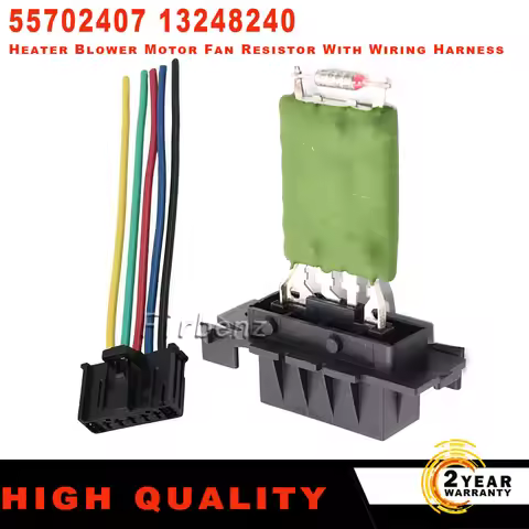 55702407 13248240 Heater Blower Motor Fan Resistor With Wiring Harness For Vauxhall Corsa D/Mk3 For 