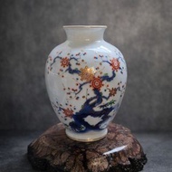 日本皇室御用| 深川製磁梅花瓷瓶｜手繪描金 | 雅致收藏逸品 | 全新連原盒 | Japanese Hand-painted Ceramic Vase with Plum Blossom Design