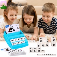 TARANIS Number Cognition Early Math Game, Spelling Practice Puzzle Letter Sticker Toys, Early Educat
