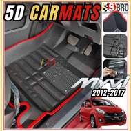Perodua Myvi (2012-2017) Myvi SE/Myvi Lagi Best /Myvi Advance 5D Carpet Car Mat Floor Mat OEM Karpet