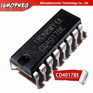 10pcs/lot CD4017 CD4017B CD4017BE 4017 DECADE COUNTER DIVIDER IC new original free shipping