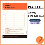 PLOTTER 2026 Weekly Planner Refill