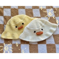 HANDMADE DUCK BUCKET HAT/DUCK HAT/ DUCK HAT/DUCK BEANIE HAT CUTE HAT VIRAL/ KOREAN FASHION AESTHETIC