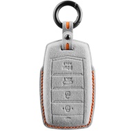 Car Key Case Cover Fit For Genesis G70 G80 G90 Smart Key Fob Luxury Premium Suede Protective Shell