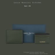 Louis Montini ชุดกิฟเซ็ท กระเป๋าสตางค์หนังแท้ และ กระเป๋าการ์ดหนังแท้ LM-GS #4