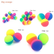 [Big orange] 1/10 pcs Moonlight High Bounce Ball Elastic Juggling Jumping Balls Bouncing Ball Outdoo