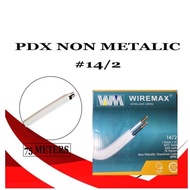 ◄ ◰ ∆ WIREMAX brand Pdx / Loomex Wire / Duplex Solid Wire / Dual Core Flat Wire 14/2 12/2 10/2