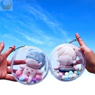 GILL Doll Display Box, Multicolor 10cm Doll  Outdoor Bag,  Style Dia. 12/14cm Transparent Bag Decora