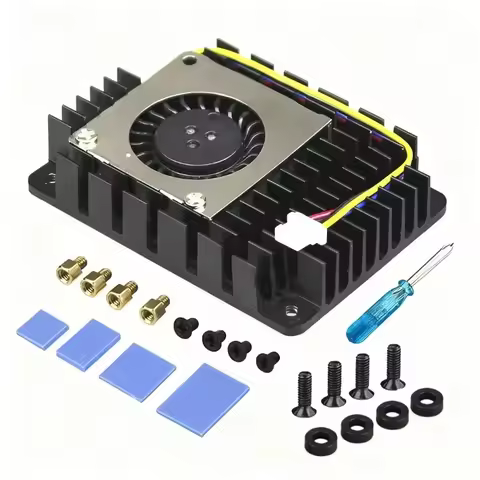 CM5 Heatsink with Fan Thermal Pads for Raspberry Pi 5 CM4 Compute Module