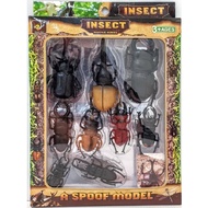 [Toy Brothers Sisters] Ready Stock Beetle Unicorn Specimen Set Beetle Model Beetle Toy Stag Beetle D
