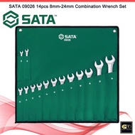 SATA 09026 14pcs 8mm-24mm Combination Wrench Set (Metric)