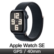 Apple Watch SE GPS 40mm 午夜鋁/午夜運動錶環 MRE03TA/A