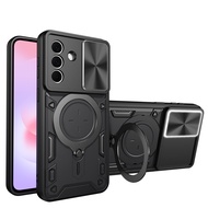 Samsung A37 5G - EvoX Army Military Flash Flip Lens Armor Case Shockproof