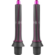1 Pair 30mm/1.2in Long Hair Curling Barrels Curler for Dyson Hair Dryer, with 2 Adapter Fixed for Dyson Hair Dryer Converting to Airwrap Curling Iron Styler