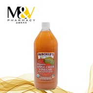 FAIRCHILD'S ORGANIC APPLE CIDER VINEGAR 946ML EXP12/2028