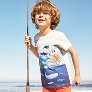 2026 Fashion 20262025Year Girls Boys t-Shirt Summer Clothes Baby Pure Cotton Children Summer Round N