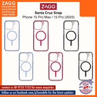ZAGG Santa Cruz Snap (MagSnap) Case for iPhone 15 Pro Max (6.7” 2023) / iPhone 15 Pro (6.1" 2023)