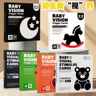 Baby Black White Tracking Card Baby Early Education Card Black White Card Newborn Baby Visual Stimul