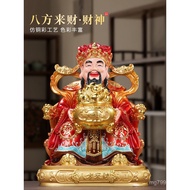Patung Dewa Fortune Patung Buddha Kemenyan Berwarna-warni Kegunaan Rumah Pejabat Tarikan Kekayaan Mo