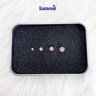 Pink Stone Basic Titanium Piercings (F136) • Lamontshop