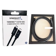 Sabrent Thunderbolt 4 Active Cable With E-Marker Chip (2m / 6.5ft) CB-T4M2, USB PD 3.0 compliant