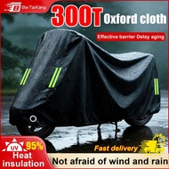 Motorcycle Cover 3 Layer Waterproof UV Dust Fireproof Protection With Lock Hole